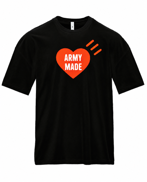 BTS ARMY or ARMY MADE Heart Tee ❤️