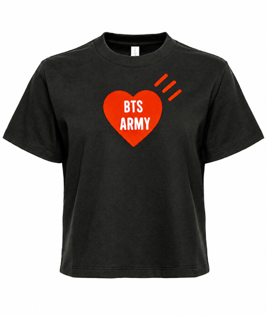 BTS ARMY or ARMY MADE Heart Tee ❤️
