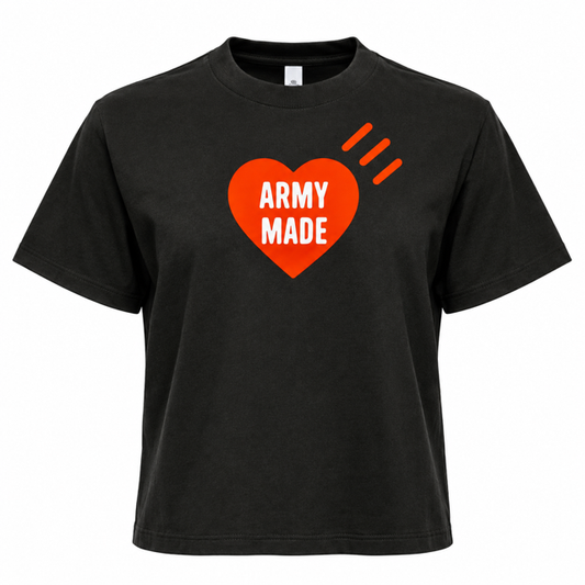 BTS ARMY or ARMY MADE Heart Tee ❤️