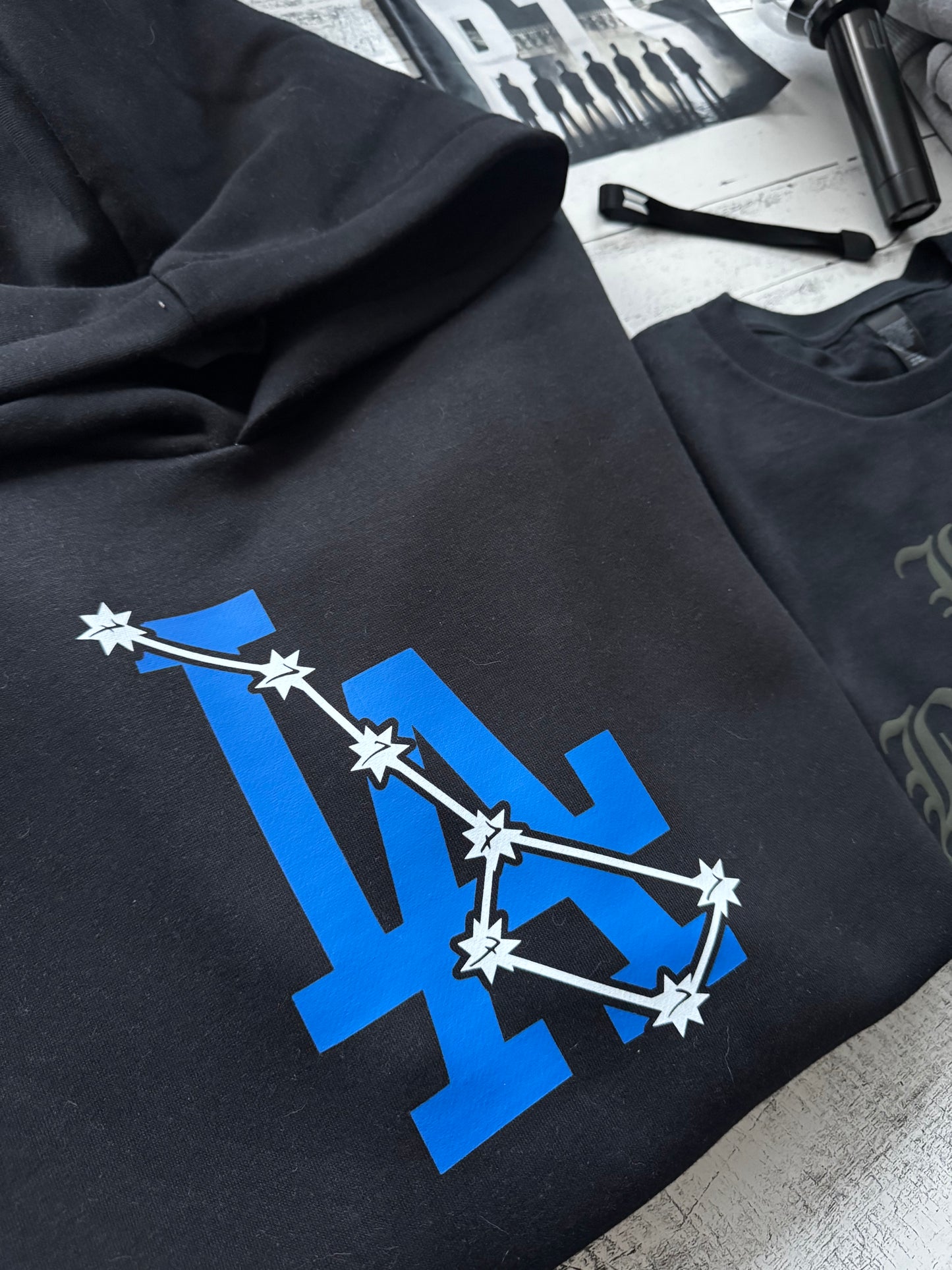 LA Big Dipper 7 Black Heavyweight Hoodie