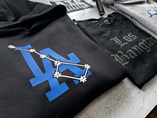 LA Big Dipper 7 Black Heavyweight Hoodie