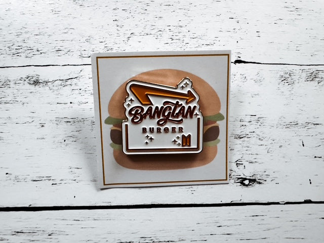 Bangtan Burger Starry Night Enamel Pin