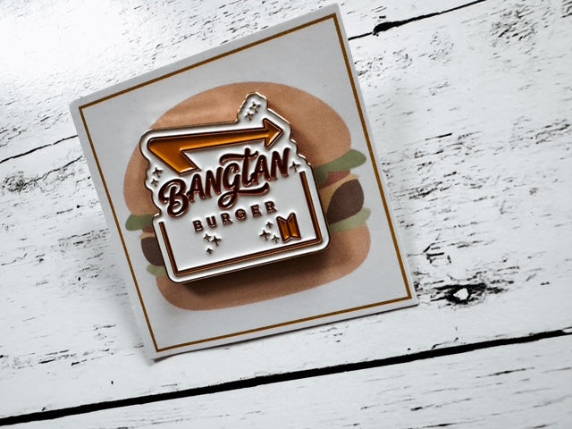 Bangtan Burger Starry Night Enamel Pin