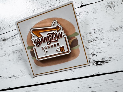 Bangtan Burger Starry Night Enamel Pin
